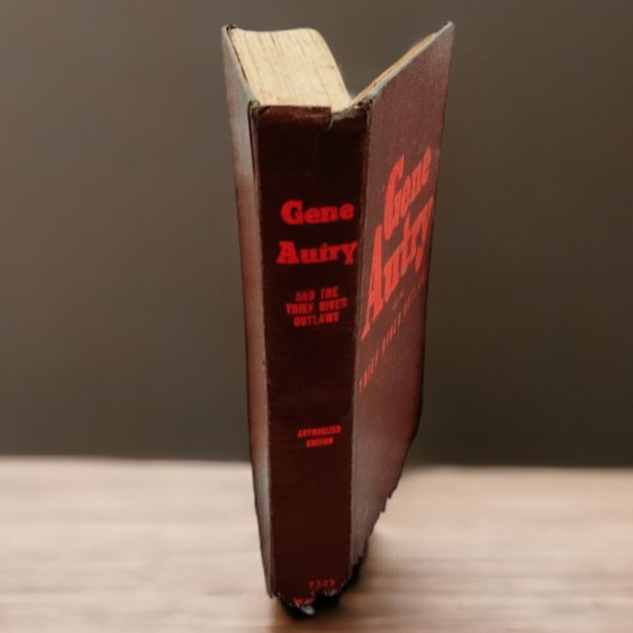 RARE 1st Edition 1944 Gene Autry Book Thief River Outlaws by Bob Hamilton - Picture 1 of 11